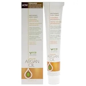 One N' Only Permanent Hair Color - Permanent Hair Dye Made With Argan Oil - Delivers Rich, Accurate Tones With Gray Coverage - Improves Moisture & Elasticity - 6cm Dark Rusty Copper Blonde (3 Oz)