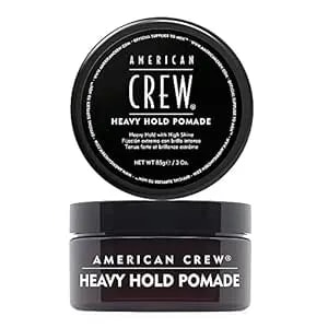 American Crew Men'S Hair Pomade (Old Version), Like Hair Gel With Heavy Hold With High Shine, 3 Oz (Pack Of 1)