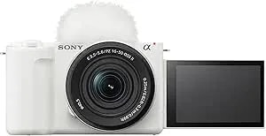 Sony - Alpha zve10 Ii: Aps-C Content Creators� Camera Kit - White