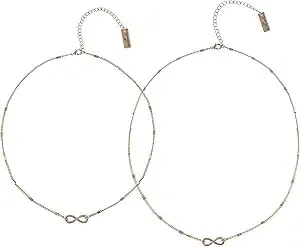 Hallmark Mother'S Day Tear And Share Silver Tone Infinity Pendant Necklaces