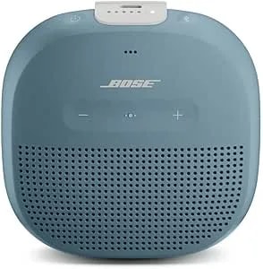 Bose Soundlink Micro Bluetooth Speaker: Small Portable Waterproof Speaker With Microphone, Stone Blue