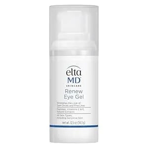 Eltamd Renew Eye Gel, Serum For Dark Circles And Puffiness, Under Eye Serum For Face, Anti Aging, Minimizes Fine Lines And Wrinkles, 0.5 Oz Pump