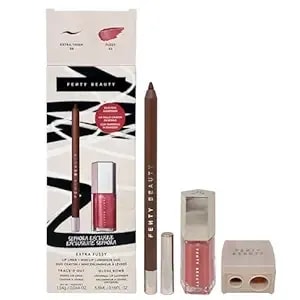 Fenty Beauty Extra Fussy Lip Liner + Mini Lip Luminizer Duo - 06 Extra Thigh / 02 Fussy