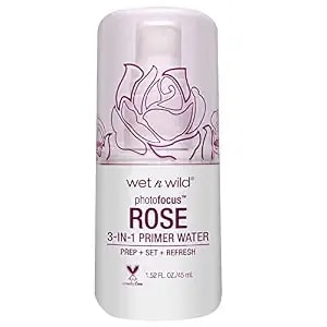 Wet N Wild Photo Focus Primer Water, Rose Addiction, 1.52 Ounces