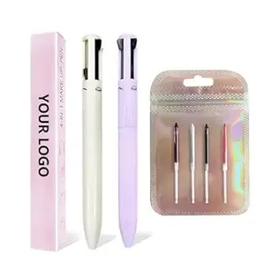 Fantasyday Magic 4 In 1 Makeup Pen - Pop Up Brow Contour, Highlighter, Concealer, Deeper, Sharper Eyebrow Pencil- Travel Makeup Design - Touch Up Makeup Anytime - Versatile Shades