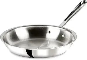 All-Clad d3® Stainless Steel 10 Inch Frying Pan- Made In The Usa- The Original Bonded Professional Cookware- Oven Safe & Induction Compatible