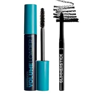 Supershock Volume Loader Mascara 10g With Glimmersticks Eye Liner - Generic