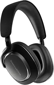 Bowers & Wilkins px7 s3 Wireless Headphones Over Ear Noise Cancelling, Active Noise Cancelling & Transparency Mode, Hi-Res Sound, Bluetooth, 30-Hr Playtime, Quick Charge, Anthracite Black