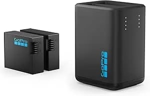 Gopro Dual Battery Charger + 2 Enduro Rechargeable Batteries (HERO13 Black) - Official Accessory
