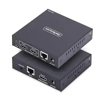 Startech.Com Hdmi Kvm Extender Over Ip Network, 4k 60hz, Driverless, Hdmi And Usb Over Ethernet/cat6 (Up To 330ft/100m), Avoip, Tx/Rx Kit
