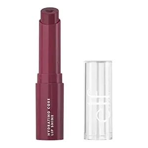 E.L.F. Hydrating Core Lip Shine With Shea Butter & Vitamin E, Tinted Lip Balm For A Smooth, Glossy Finish & Long-Lasting Moisture, Delightful Mauve