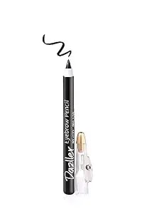Dazller Eyebrow Pencil Precision Eyebrow Pencil With Creamy Wax Formula, Earthen Pigments, Long-Lasting Stay Up To 8 Hours, Vegan & Cruelty-Free 1.5g-Black