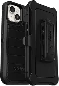 Otterbox Defender Series Screenless Edition Case For Iphone 14 & Iphone 13 (Only) - Holster Clip Included - Microbial Defense Protection - Non-Retail Packaging - Black