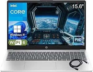 Hp Pavilion 15" 2026 Ai-Ready Laptop, Intel 4-Core n100, 16gb Ram, 256gb Ssd, Fhd Display, Numeric Keypad, Long Battery, Lightweight, Microsoft Office 365, Platinum White, Windows 11 Home