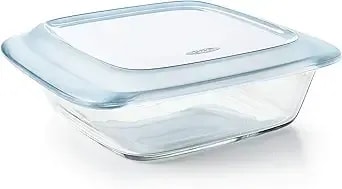 Oxo Good Grips Freezer-To-Oven Safe 2 Qt Glass Baking Dish With Lid, 8 X 8