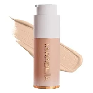 Mirabella - Invincible For All Hd Liquid Foundation, Moisturizing Face Products For All Skin Types, Full-Coverage Lightweight Foundation Makeup, Moisturizing & Hydrating Beauty Care, Light l90
