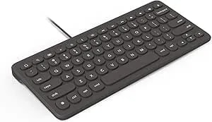 ZAGG Connect Keyboard 12C - Compact Type-C Wired Desktop Keyboard - Universal Compatibility With Windows, Chromeos, Android, Ios, Macos, Ipados - Optimized Typing Experience - Eco-Conscious Design