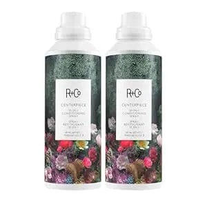 R+Co Centerpiece 10-In-One Elixir Spray 2 Pack – Multi-Tasking Hair Treatment – Adds Shine, Hydration, Heat Protection & Frizz Control For All Hair Types