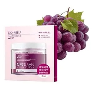 Dermalogy By Neogenlab Bio-Peel Gauze Peeling Pads (Wine, 8 Pcs)
