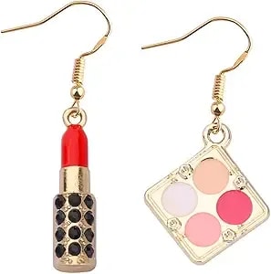 Wsnang Lipstick 3d Earrings Estheticians Gift Makeup Artist Jewelry Gift For Women