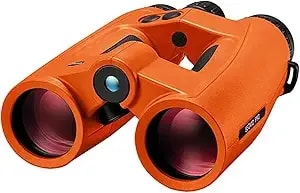 Leica 10x42 Geovid Pro Waterproof Perger-Porro Prism Rangefinder Binoculars With 6.45 Degree Angle Of View, Orange