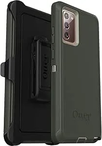 Otterbox Galaxy Note 20 5g (Only) - Defender Series Case - Rugged & Durable - With Port Protection - Holster Clip Included (Lichen The Trek (Green))