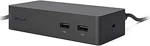 Microsoft Surface Dock For Surface Pro 3, Surface Pro 4, And Surface Book With 4 Usb Ports And Ethernet And Usb 3.0 Hardware Interface (Black)