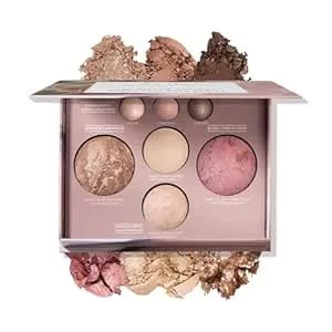 Laura Geller New York Best Of The Best Baked Palette – 7-In-1 Full Face Palette – Bronzer, Blush, 2 Highlighters & 3 Eyeshadows – Crease-Proof, Handmade In Italy – Travel-Friendly