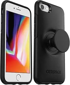 Otterbox + Pop Symmetry Series Case For Iphone Se 3rd Gen (2022), Iphone Se 2nd Gen (2020), Iphone 8/7 (Not Plus) Non-Retail Packaging - Black