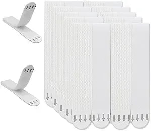 Gisde Large Picture Hanging Strips Heavy Duty, 16-Pairs(32 Strips) Sticky Picture Hangers For Walls No Damage Wall Picture Hangers Without Nails Refill Adhesive Poster Strips