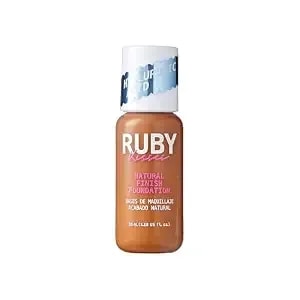 Ruby Kisses No More Blemish Liquid Foundation With Hyaluronic Acid, Blemish Control, Semi Matte Medium Coverage, Buildable Long Lasting, Lightweight