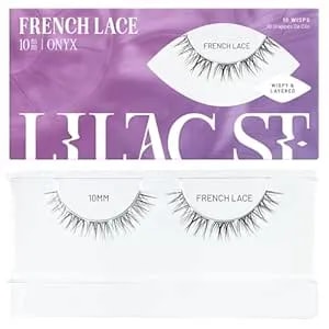 Lilac St - French Lace Glamorous Faux Eyelash Clusters (10mm) - Delicate & Wispy - Diy Lash Extension Wisps - Lightweight & Lifelike - Korean Silk - Lasts 10 Days - Cruelty Free, Vegan - 10 Lashes