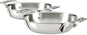 All-Clad Specialty Stainless Steel Gratins 6 Inch Pots And Pans, Cookware Silver