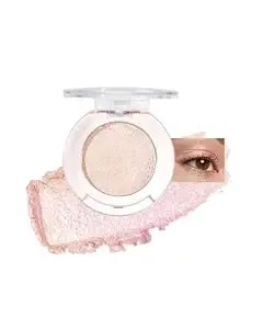 Nude Holographic Glitter Eyeshadow, Chameleon Duochrome Metallic Shimmer Iridescent Eyeshadow For Women, Multichrome Sparkle Waterproof Pigmented, Glitter Bright Eye Shadow&Highlighter Makeup-05