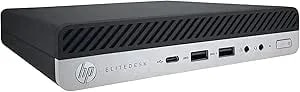 Hp Elitedesk 800 g5 Mini - 9th Gen Intel Core i5-9500t 6-Core Up To 3.70 Ghz, 16gb ddr4 Memory, 256gb Nvme Ssd, Wifi-6, Bluetooth 5.0, Intel Uhd Graphics 630, Windows 11 Pro (Renewed)