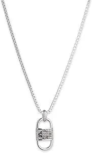 Harley-Davidson Women'S 16 In. Two-Tone Bar & Shield Link Pendant Necklace