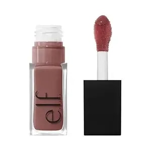 E.L.F. Glow Reviver Plumping Lip Oil, Tinted Lip Plumper For A High-Shine, Plump Finish, Infused With Jojoba Oil, Vegan & Cruelty-Free, Major Mauve