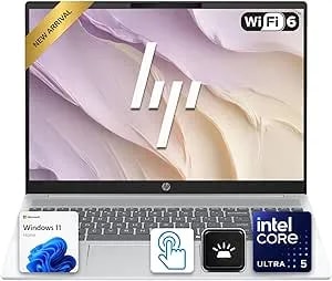 Hp Omnibook 5 16" 2k Touchscreen Laptop - Intel Core Ultra 5 Processor - 16gb ddr5 Ram - 256gb Pcie Ssd - Win 11 - Full-Size, Backlit Keyboard - Wi-Fi 6 - Work, Study & Everyday Use - Wowpc Usb