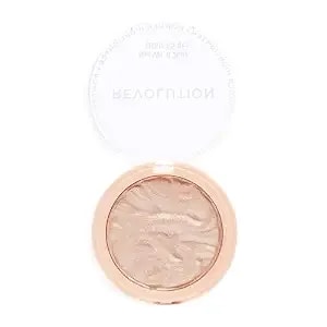 Revolution Reloaded Pressed Powder Highlighter, Just My Type - Intensely Pigmented For A High-Impact Glowy Finish, Vegan & Cruelty-Free, 0.22 Oz
