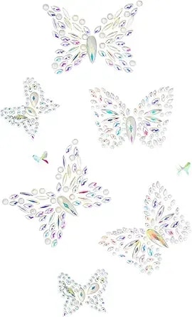 Leg Avenue Womens Adhesive Body Jewels Pasties Stickers