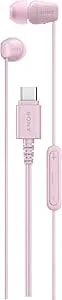 Sony Ier-ex15c Usb-C Plug, Wired In-Ear Headphones For Iphone And Android Phones, With Built-In Multi-Function Button, Volume And Mic Control, Supports Usb Audio Class 1.0 Devices, Pink