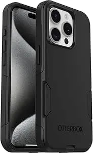 Otterbox Iphone 15 Pro (Only) Commuter Series Case - Black, Slim & Tough, Pocket-Friendly, With Port Protection (Ships In Polybag, Ideal For Business Customers)