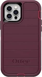 Otterbox Defender Series Case For Iphone 12 & Iphone 12 Pro (Only) - Case Only - Microbial Defense Protection - Non-Retail Packaging - Berry Potion (Raspberry Wine/Boysenberry)