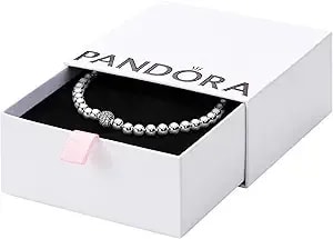 Pandora Beads & Pavé Bracelet - Bracelet For Women - Gift For Her - With Gift Box