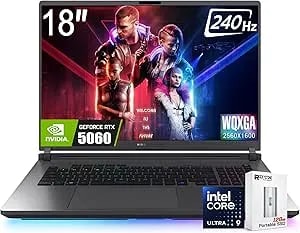 Asus Rog Strix 18 (2025) Gaming Laptop, 18” Rog Nebula Hdr 16:10 2.5k 240hz/3ms, Nvidia Geforce Rtx 5060, Intel Core Ultra 9 275hx, 32gb ddr5, 1tb Pcie Ssd, Wi-Fi 7, Win 11 Home,W/128gb Psd