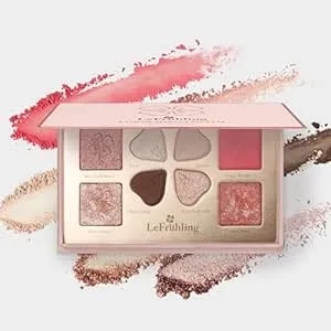 All In One Full Size Travel-Friendly Baked Makeup Palette,High Pigmented Long Lasting, Glitter Shimmer Matte,Bronzer Blush Highlighter And Eyeshadows