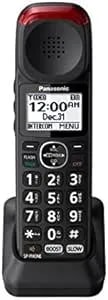 Panasonic New Dect 6.0 Cordless Phone Handset Accessory Talking Caller Id Compatible With Kx-tgm430b Series Cordless Phone Systems - Kx-tgma44b (Black)