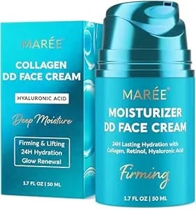 Maree Face Moisturizer – Firming & Lifting Face Cream For Women With Collagen, Retinol & Hyaluronic Acid – Day & Night Anti-Aging Facial Wrinkle Dd Cream Moisturizer For Dry Skin – Crema Para La Cara
