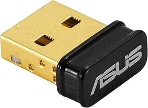 ASUS USB-BT500 USB Adapter With Ultra Small Design, Bluetooth 5, Backward Compatible With Bluetooth®2.1/3.X/4.X, TAA Compliant (USB-BT500)