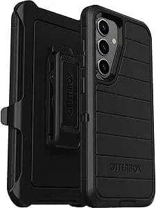 Otterbox Samsung Galaxy s24 Defender Series Pro Case - Black, Rugged & Durable, With Port Protection, Includes Holster Clip Kickstand